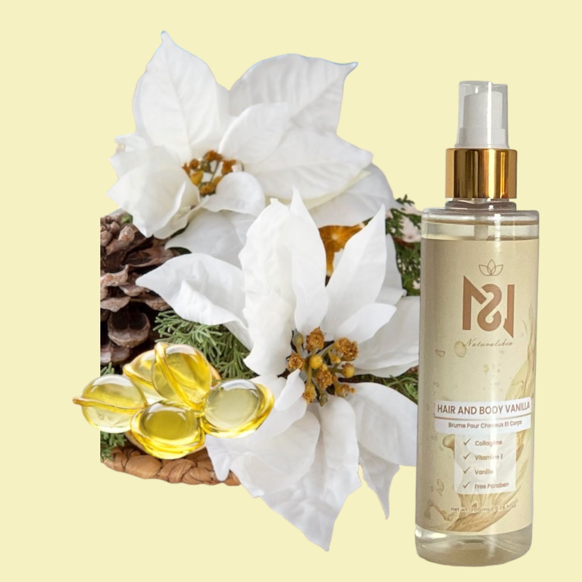 Hair and body vanilla 200ml Hair and body vanilla 200ml