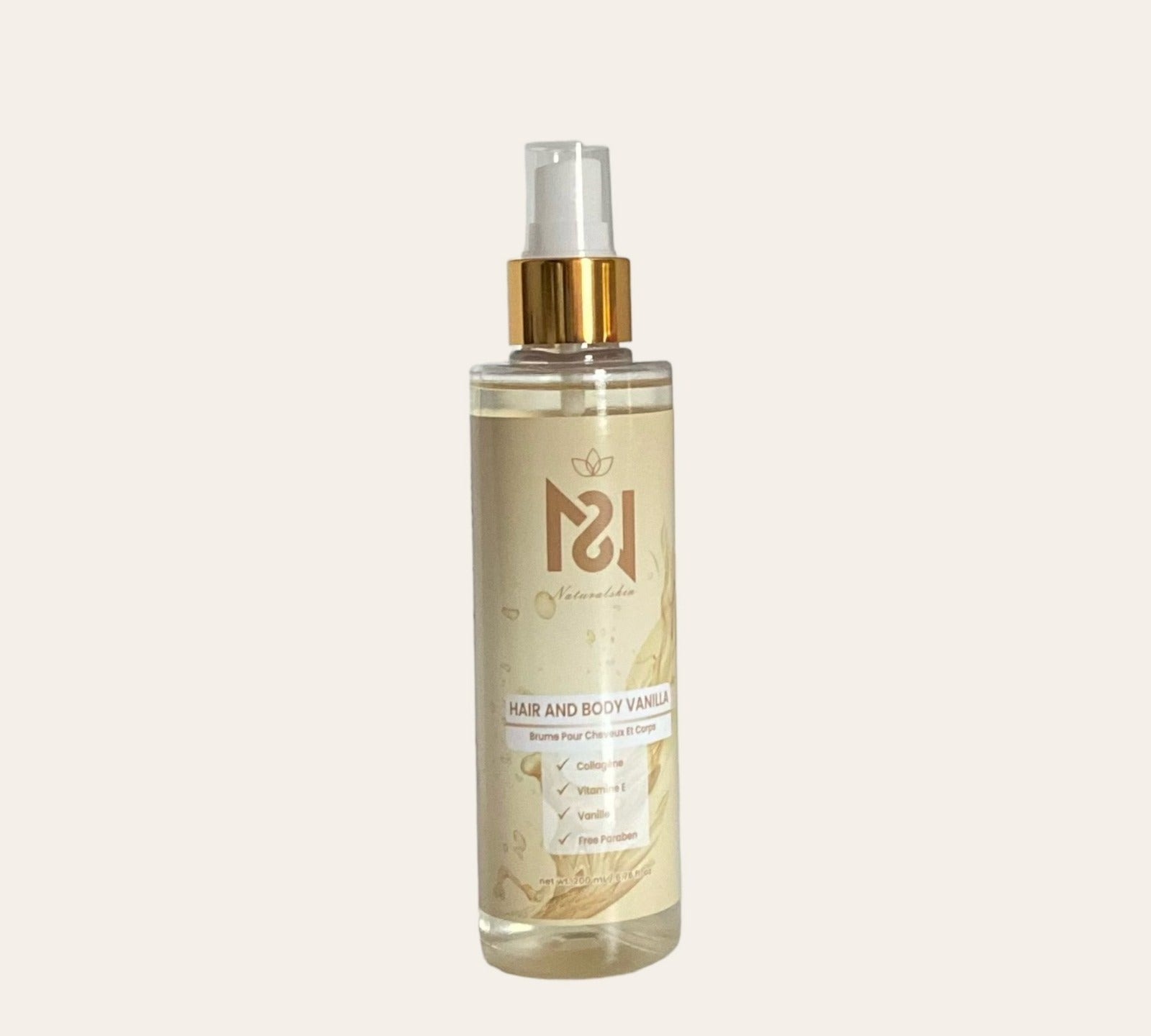 Hair and body vanilla 200ml Hair and body vanilla 200ml